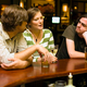 Illustration for article titled Trip To Bar Gives Friends Opportunity To Sit Around, Do Nothing In Different Place